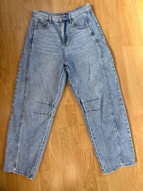 Sincerely Jules Light Blue Barrel Jean